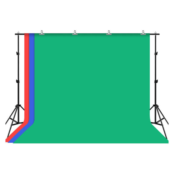 Photo studio background support Puluz 2x3m + Backdrops 3 pcs PKT5205 - Image 4