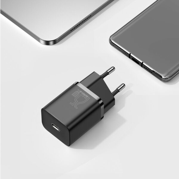 Baseus Super Si Quick Charger 1C 25W with USB-C cable for USB-C 1m (black) - Image 9