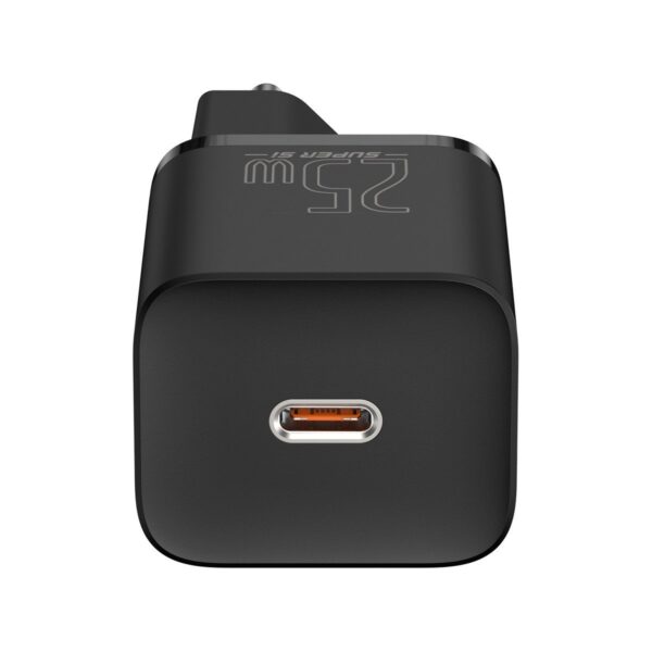 Baseus Super Si Quick Charger 1C 25W with USB-C cable for USB-C 1m (black) - Image 4