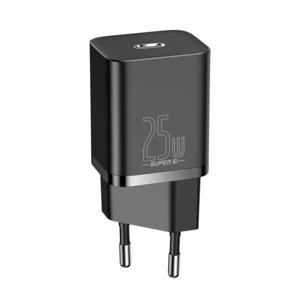 Baseus Super Si Quick Charger 1C 25W with USB-C cable for USB-C 1m (black) - Image 5