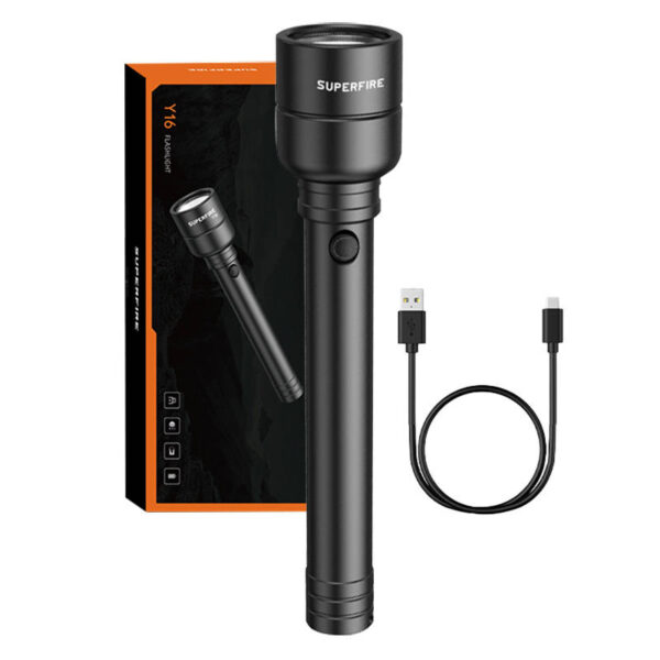 Flashlight Superfire Y16, 1700lm, USB-C - Image 4