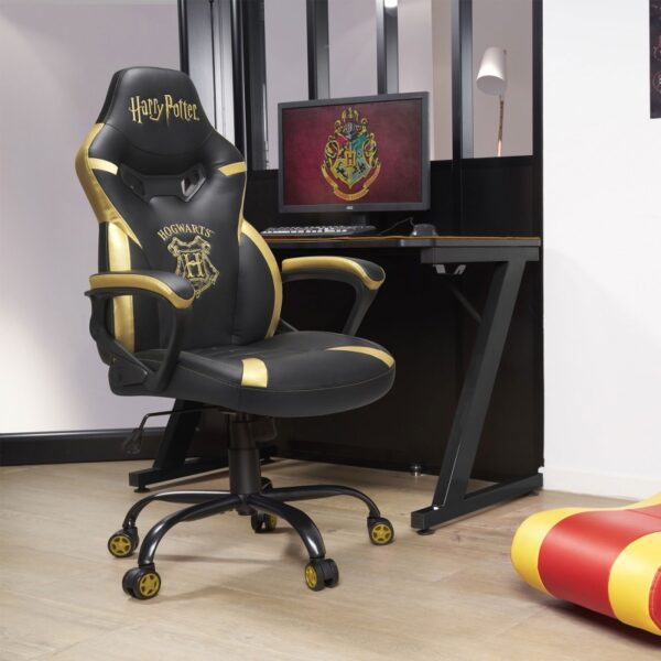 Subsonic - Harry Potter - Chaise Gaming Junior - Poudlard Noir et Or - Image 10