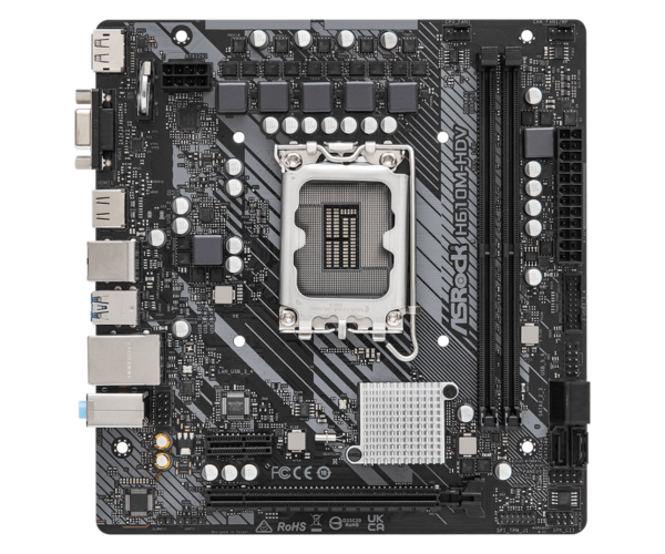 MB H610 S1700 MATX/H610M-HDV ASROCK - Image 2