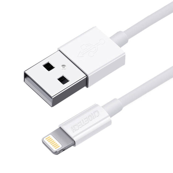 USB to Lightning cable Choetech IP0026, MFi,1.2m (white) - Image 2