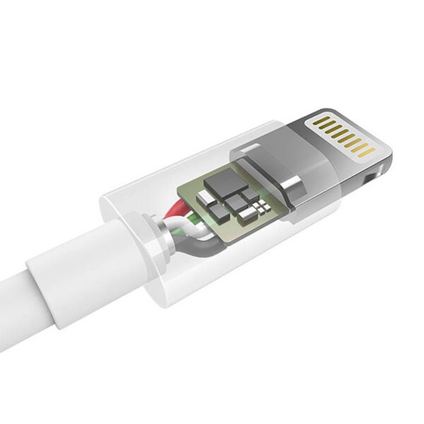 USB to Lightning cable Choetech IP0026, MFi,1.2m (white) - Image 3