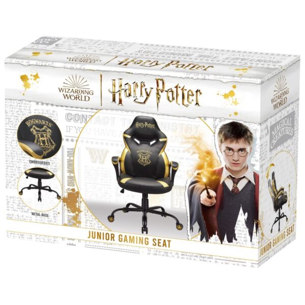 Subsonic - Harry Potter - Chaise Gaming Junior - Poudlard Noir et Or - Image 2