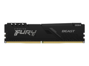 Kingston FURY Beast - DDR4 - modul - 16 GB - DIMM 288-pin - 2666 MHz / PC4-21300 - CL16 - 1.2 V - bez vyrovn�vac� pam�ti - bez ECC - �ern�