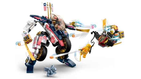 LEGO NINJAGO 71792 SORA'S TRANSFORMING MECH BIKE RACER - Image 2