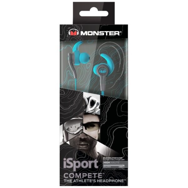 Monster iSport Compete Sport Headsets Blue