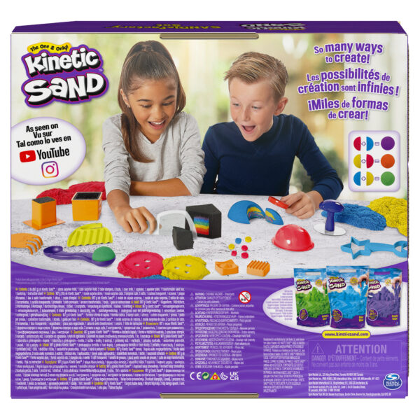 Kinetic Sand - Sand Factory, a set of colorful sand with accessories and surprising effects 6061654 p4 Spin Master