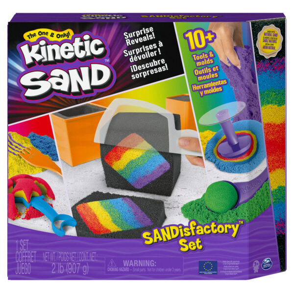 Kinetic Sand - Sand Factory, a set of colorful sand with accessories and surprising effects 6061654 p4 Spin Master - Image 2