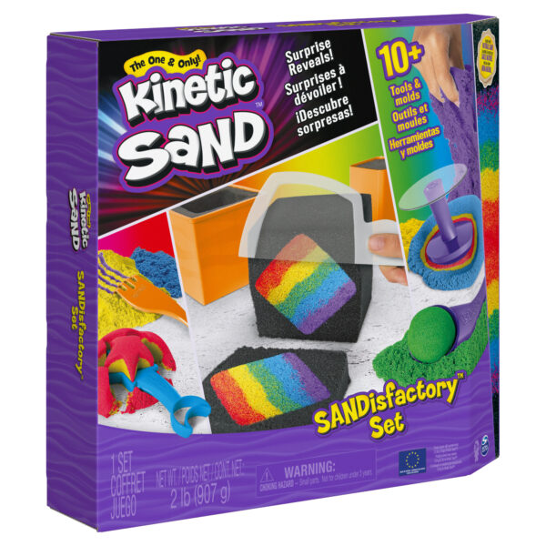 Kinetic Sand - Sand Factory, a set of colorful sand with accessories and surprising effects 6061654 p4 Spin Master - Image 3