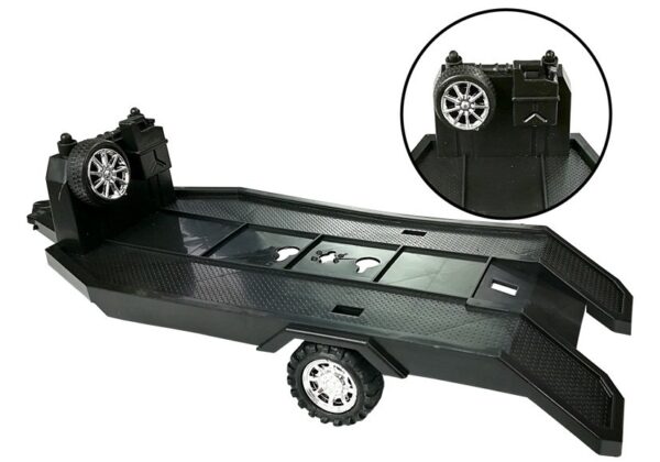 Set of Vehicles Black Monster Truck White Caravan 58 cm - Image 9
