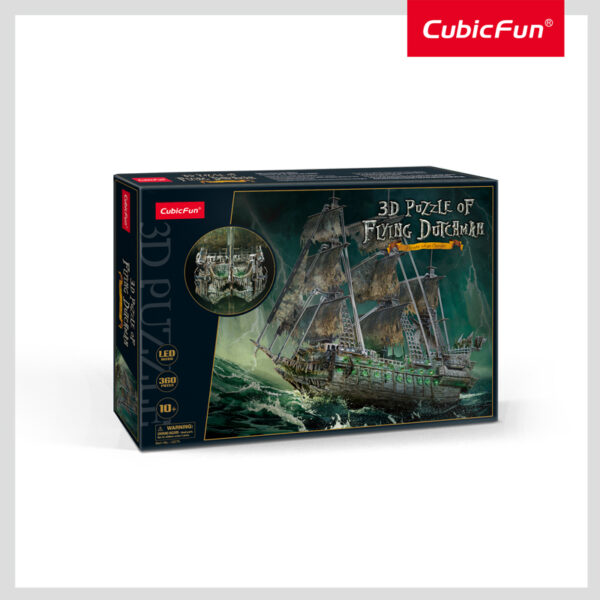 CUBIC FUN LED 306-20527 3D LED PUZZLE - FLYING DUTCHMAN