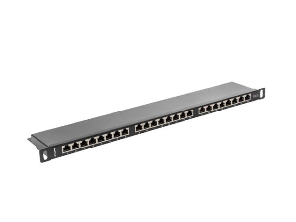 Lanberg Patch Panel 24 port 0.5U 19" kat.6 FTP ekranowany czarny - Image 2