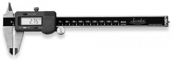 Digital pocket caliper 150x40mm 0,01mm