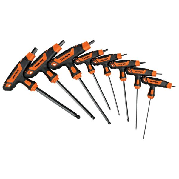 Hex key set with T-handle 2-10mm Truper®