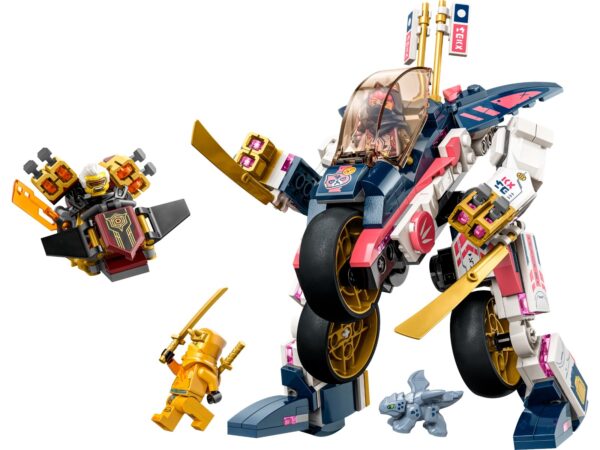 LEGO NINJAGO 71792 SORA'S TRANSFORMING MECH BIKE RACER - Image 4