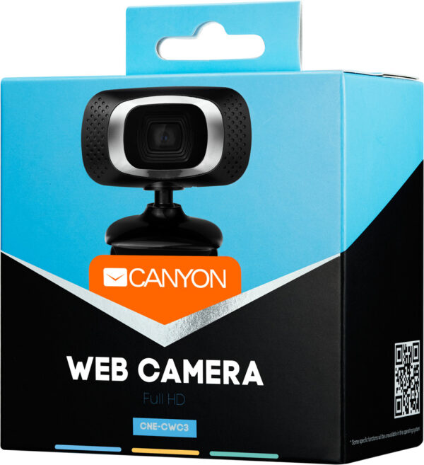 CANYON webcam C3 HD 720p Black