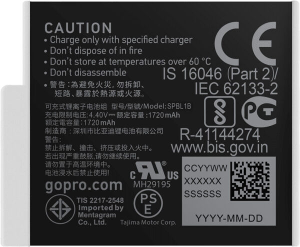 GoPro Rechargeable Enduro Battery (H9/H10/H11/H12) - Image 2