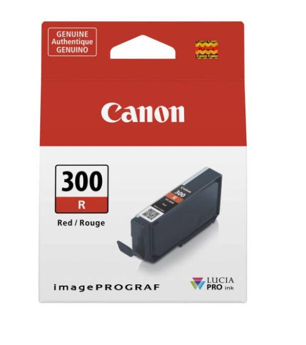 Canon PFI-300 R - R�d - original - bl�cktank - f�r imagePROGRAF PRO-300