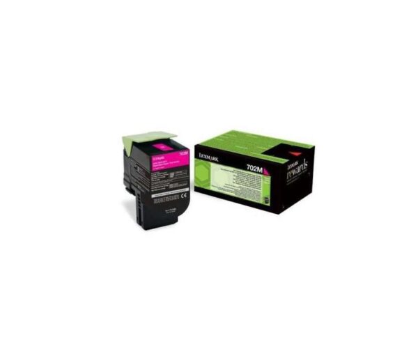 Lexmark 702ME - Purpurov� - origin�ln� - kazeta s barvivem LCCP, LRP - pro Lexmark CS310dn, CS310n, CS410dn, CS410dtn, CS410n, CS510de, CS510dte