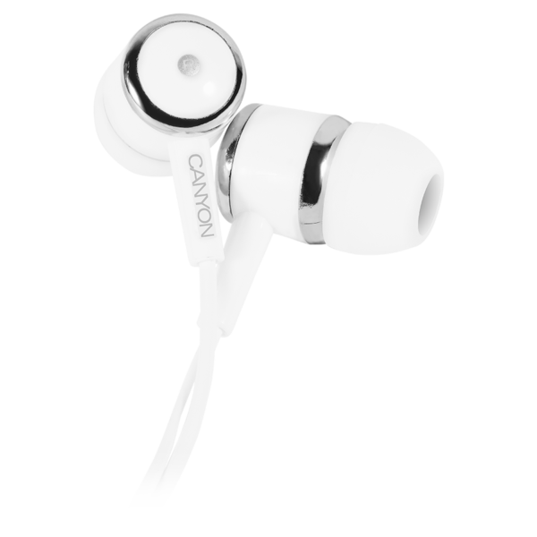 CANYON headphones EPM-01 Mic 1.2m White