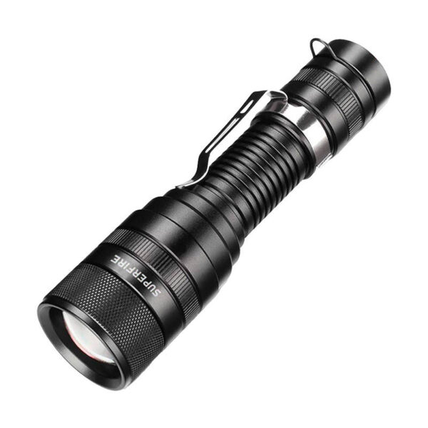 Flashlight Superfire F5, 1100lm, USB