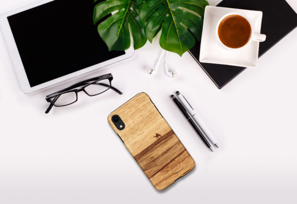 MAN&WOOD SmartPhone case iPhone XR terra black