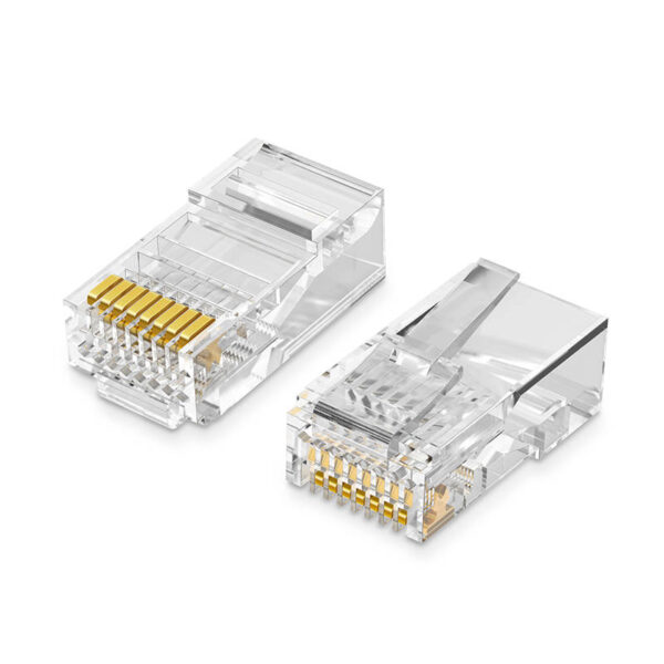 MUFA RJ-45 Ugreen, "NW110"  pt. cablu UTP, Cat5e, RJ-45 (T), plastic, 100 buc, "50246" - 6957303852468 - Image 5