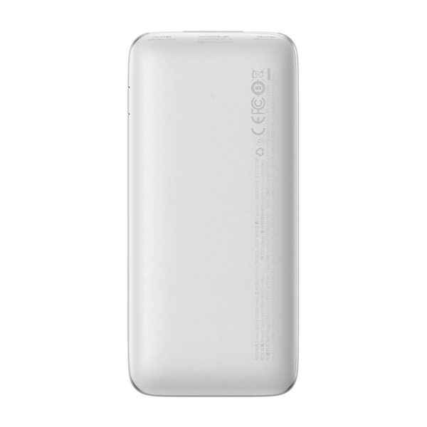 Baseus Bipow Pro 10000 mAh, 2xUSB USB-C, 20W biały