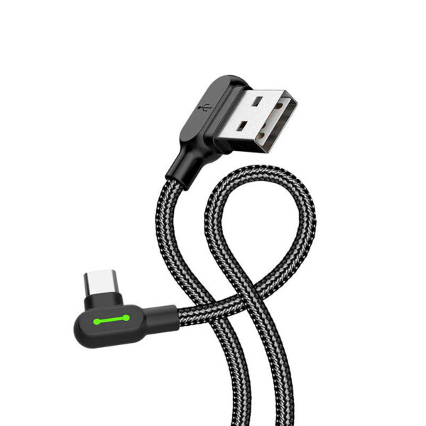 USB to USB-C cable Mcdodo CA-5280 LED, 1.2m (black) - Image 5