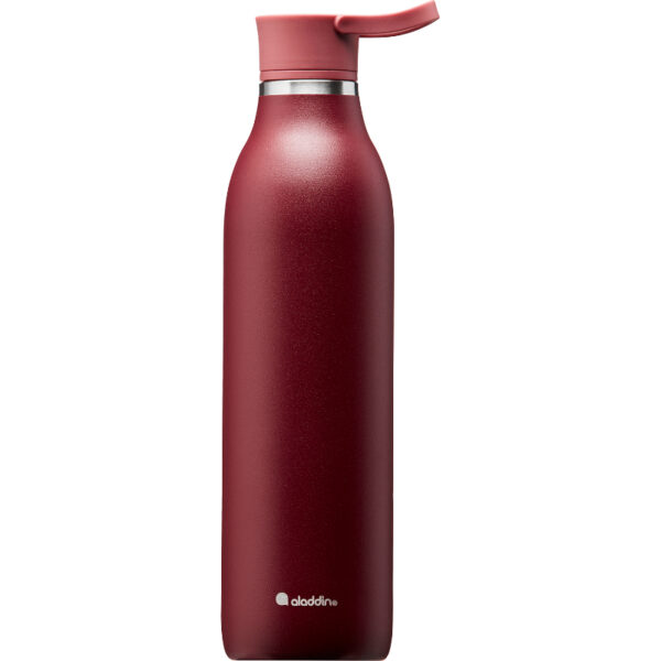 Termopudele CityLoop Thermavac eCycle Water Bottle 0.6L, pārstrādāta nerūs. tērauda / bordo