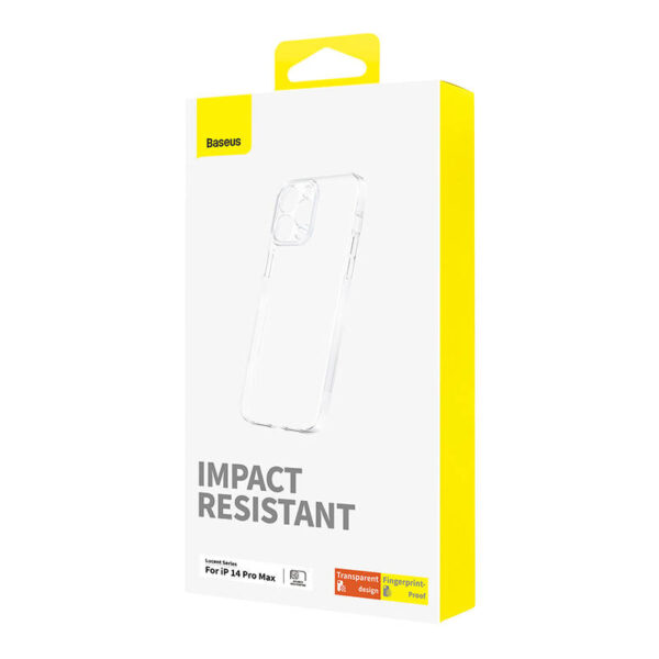 Phone Case for iP 14 PRO MAX  Baseus OS-Lucent Series (Clear) - Image 3