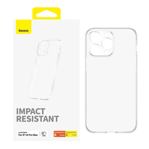 Phone Case for iP 14 PRO MAX  Baseus OS-Lucent Series (Clear) - Image 4