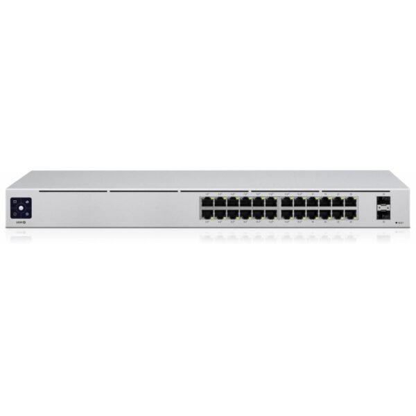 Ubiquiti UniFi Pro 24-Port PoE Managed L2/L3 Gigabit Ethernet (10/100/1000) Power over Ethernet (PoE) 1U Silver