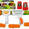 Soft Ball Gun Rifle Practice Your Aim Target Cups