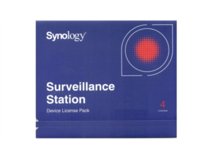 Synology Device License Pack 4 - Balíček Surveillance, licence pro 4 kamery/kanály