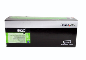 Lexmark 502X - Extra vysok� v�t�nost - �ern� - origin�ln� - kazeta s barvivem LCCP, LRP - pro Lexmark MS410d, MS410dn, MS415dn, MS510dn, MS510dtn, MS610de, MS610dn, MS610dte, MS610dtn