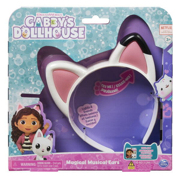 Gabby's Dollhouse Magical Musical Cat Ears with Lights, Music, Sounds and Phrases