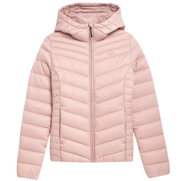 Women's down jacket 4F F095 light pink 4FSS23TDJAF095 56S - Image 2