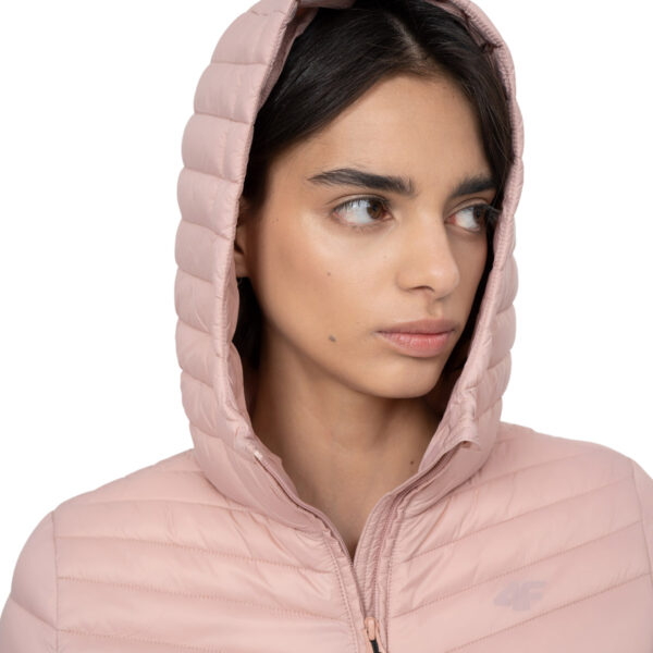 Women's down jacket 4F F095 light pink 4FSS23TDJAF095 56S - Image 4