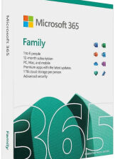 Tarkvara Microsoft 365 Family, 1 aasta, 6 kasutajat, 6TB OneDrive