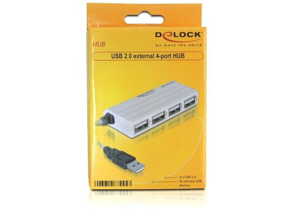 Delock HUB USB 2.0 - Rozbo�ova� - 4 x USB 2.0 - desktop - Image 2