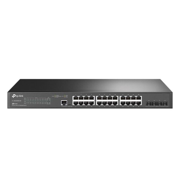 Switch TP-Link cu management JetStream 24-Port 2.5GBASE-T L2+ Managed Switch with 4 10GE SFP+ Slots  "TL-SG3428X-M2" (timbru verde 2 lei)