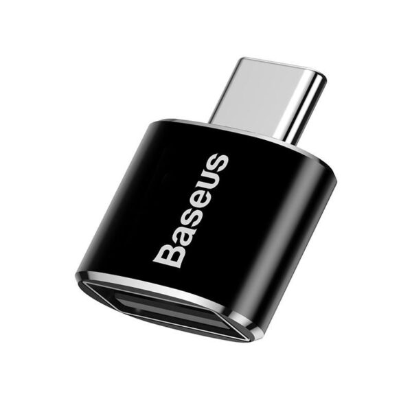 Baseus USB to USB Type-C Adapter 2.4A (Black)