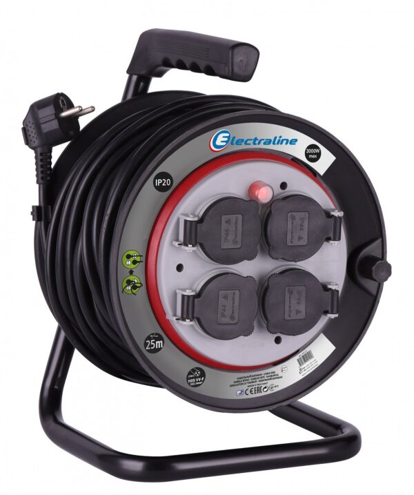 Electraline 49125 Cable Reel 25M