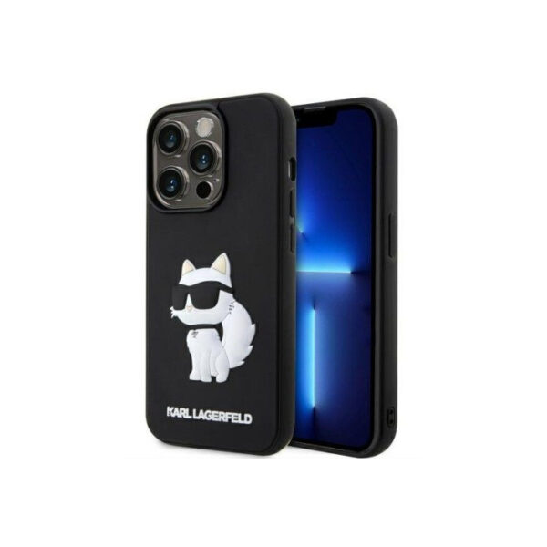 Karl Lagerfeld 3D Rubber NFT Choupette - Case for iPhone 14 Pro (Black)