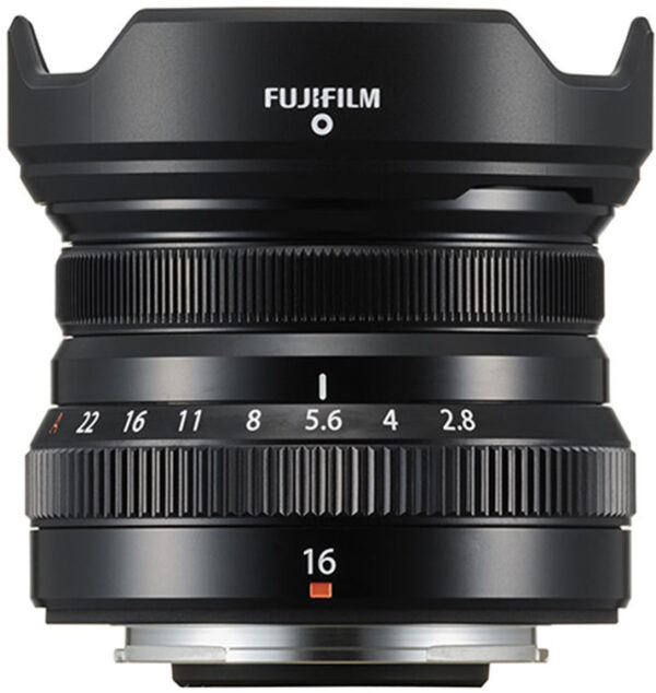 Fujifilm XF 16mm f/2.8 R WR objektiiv, must - Image 3