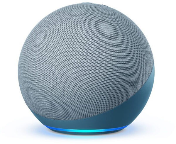 Amazon smart speaker Echo 4, blue/grey